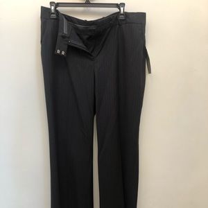 NWT Anne Klein Black Pinstripe Suit Pant